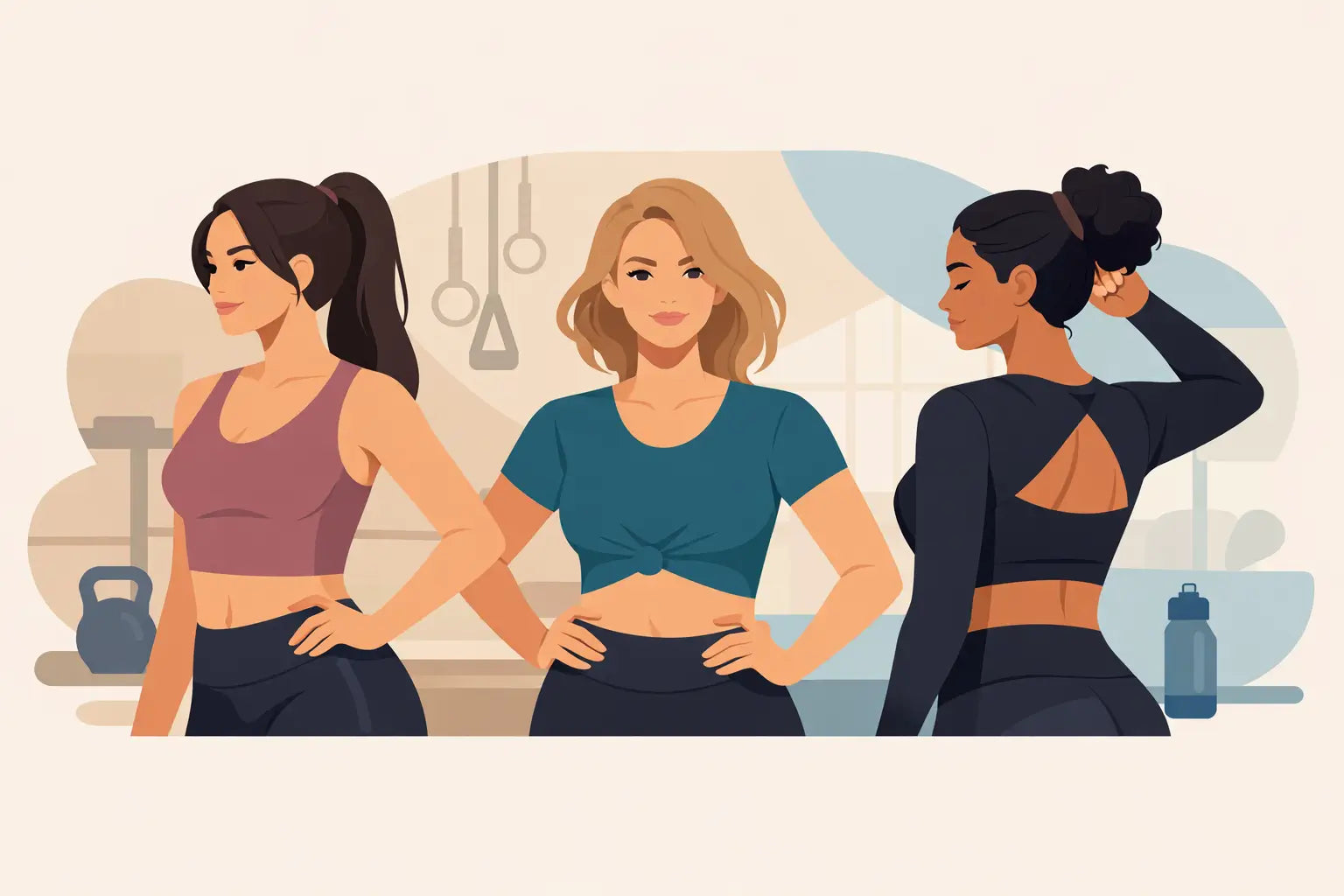 Flattering Gym Tops for Women That Work