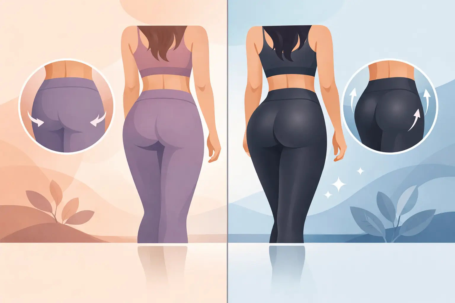 Body Sculpting Leggings Before After Results
