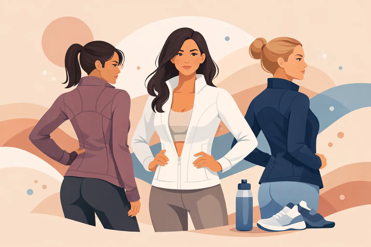 Women's Gym Jackets Fitted and Flattering