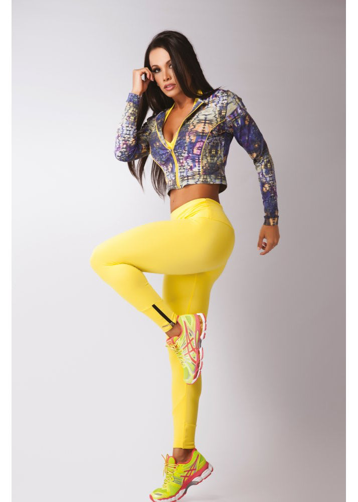 Copacabana Crop Supplex Fitness Jacket