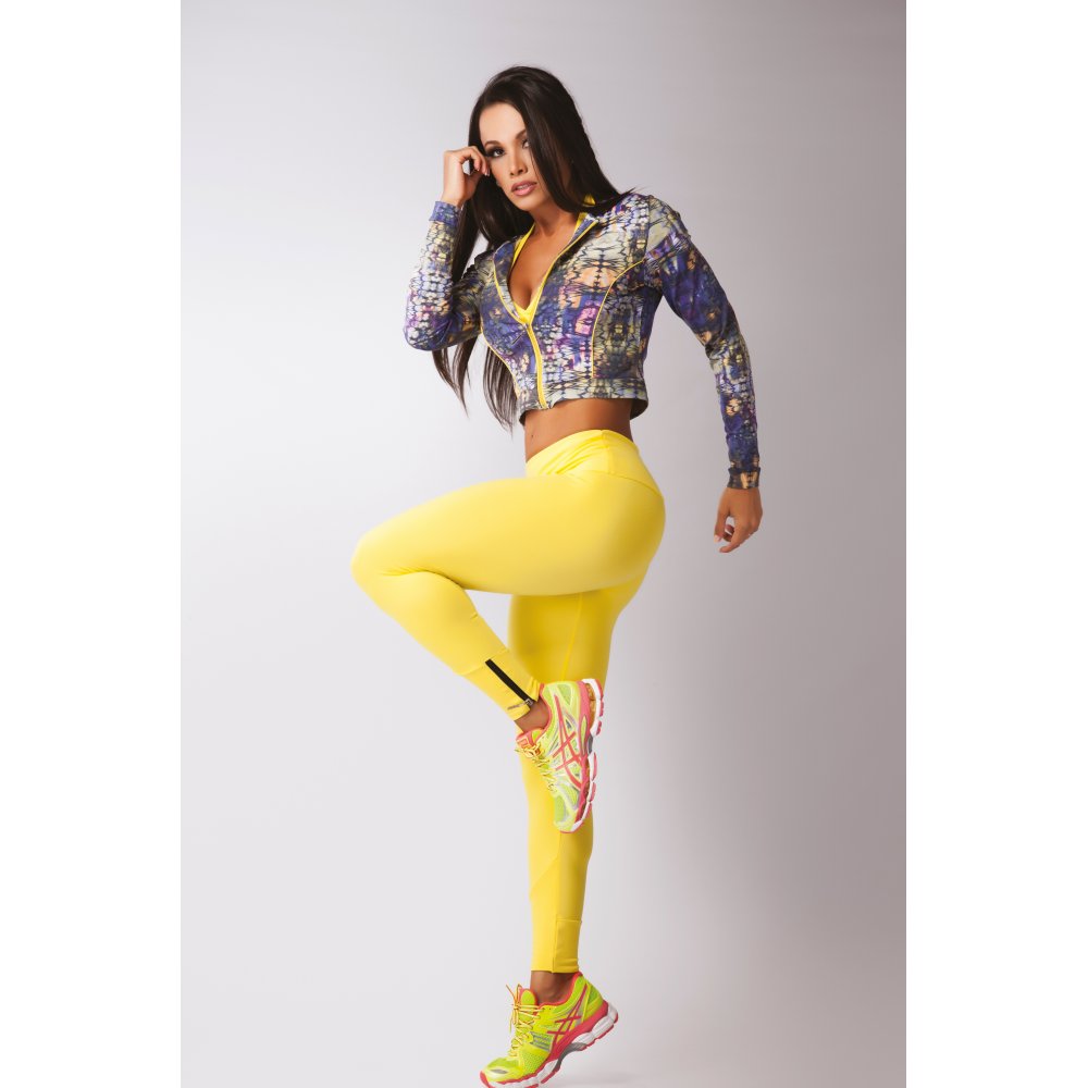 Copacabana Crop Supplex Fitness Jacket