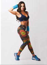 Como Funky Print Supplex Fitness Leggings