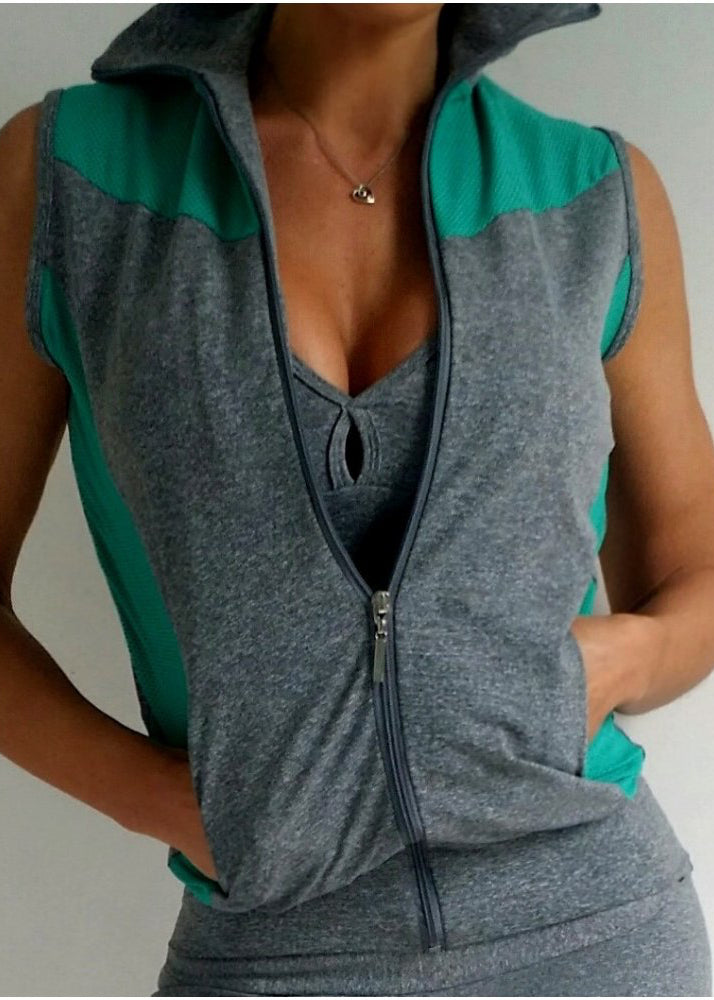 Wealth Sleeveless Running Vest Jacket