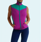 Sporty Sleeveless Running Vest Top/Jacket