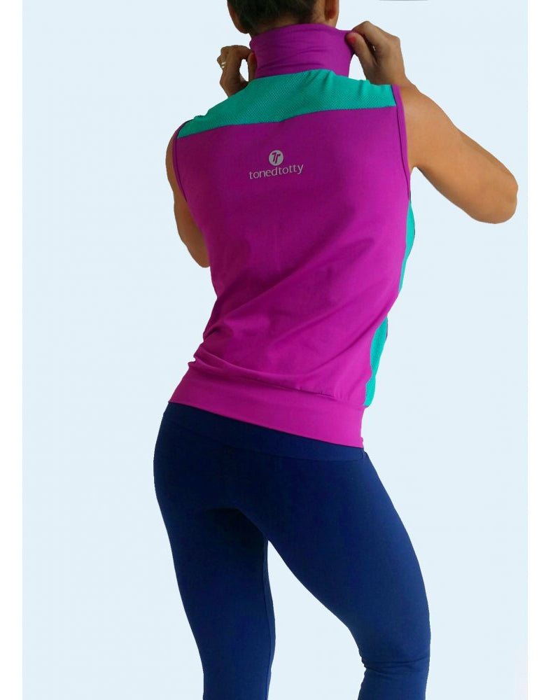 Sleeveless Mesh Running Vest Jacket