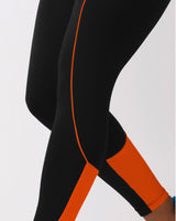 Va Va Voom Black and Orange Gym Leggings