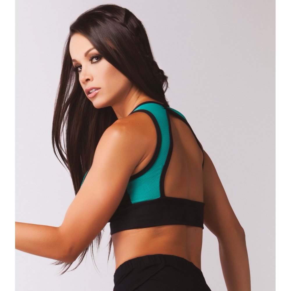 Padded Groove Sports Bra Top