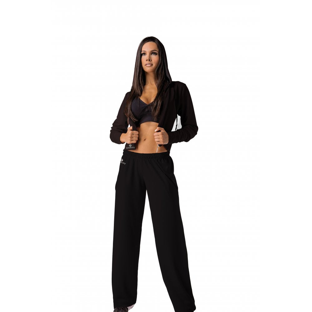 It Girl Black/White Fitness Jacket