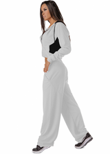 Ladies It Girl White Sports Fitness Jacket