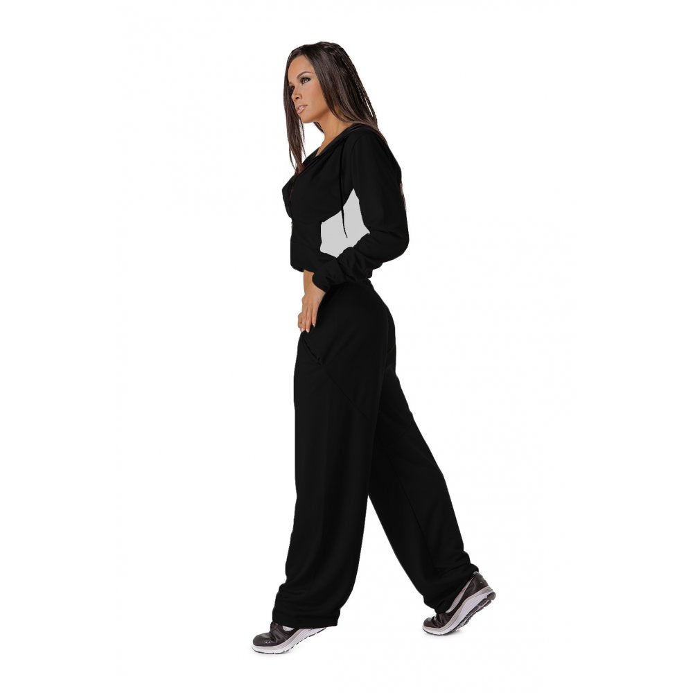 It Girl Black/White Fitness Jacket
