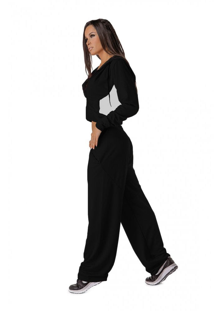 It Girl Black/White Fitness Jacket