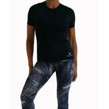 Lightweight Black Cool Down Fitness T-Shirt