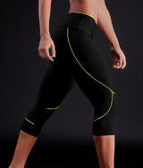 Boogie Capri Fitness Leggings Black/Neon