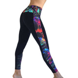 Electri-Cute Half Print Supplex Gym Leggings