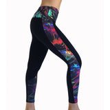 Electri-Cute Half Print Supplex Gym Leggings