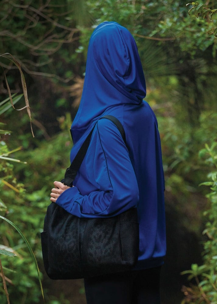 Cobalt Blue My Mind Oversized Boyfriend Jacket