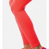 Cute As A Button Neon Coral Supplex Gym Leggings