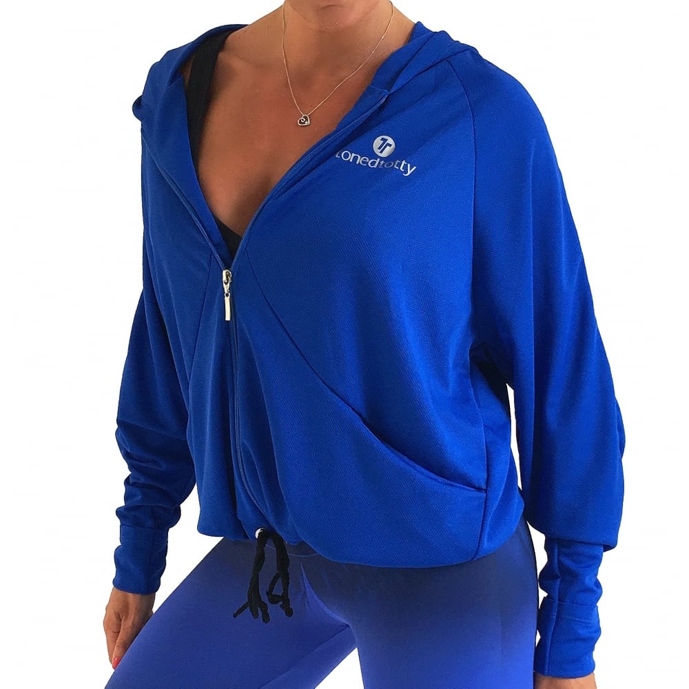 Cobalt Blue My Mind Oversized Boyfriend Jacket