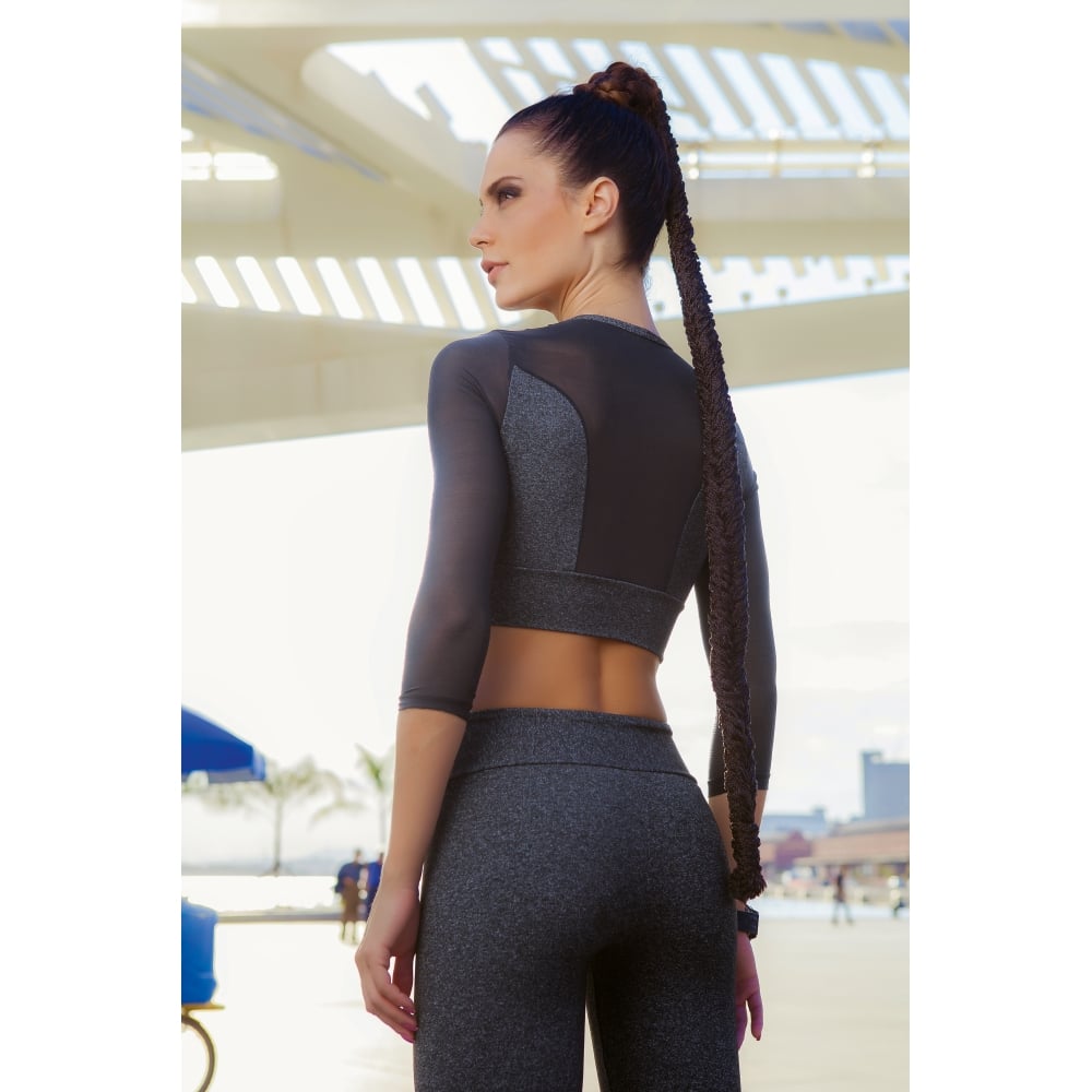 Strength Meets Style Supplex Tulle Luxury Leggings