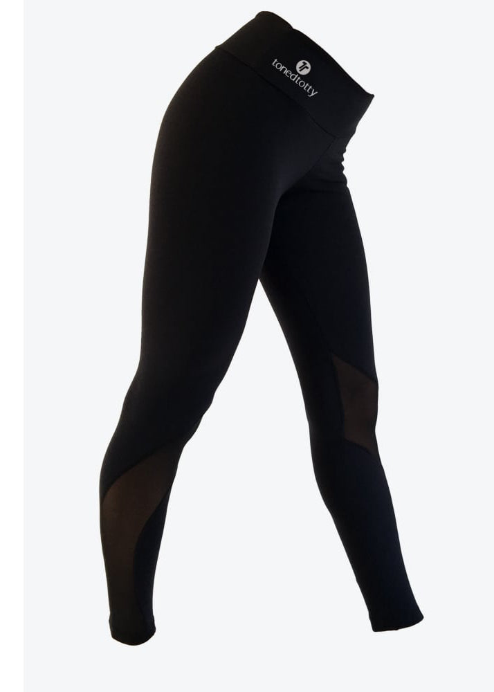Womens Hotting Up Luxury Black Fitness Leggings