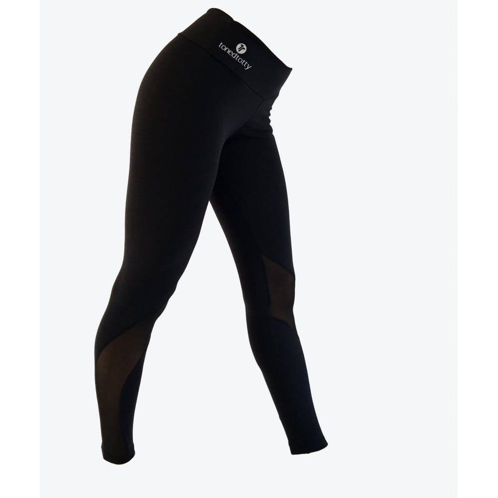 Womens Hotting Up Luxury Black Fitness Leggings