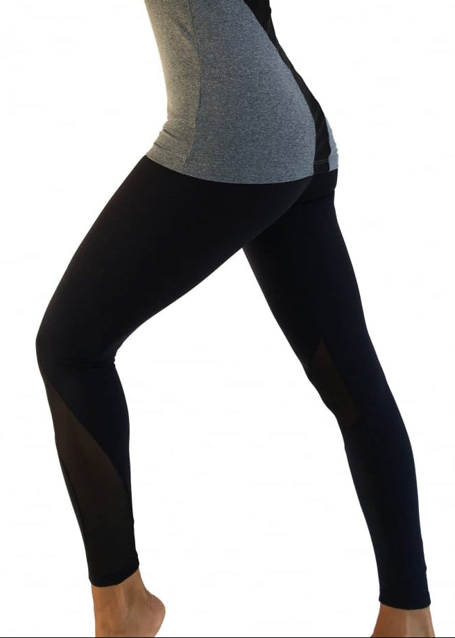Womens Hotting Up Luxury Black Fitness Leggings