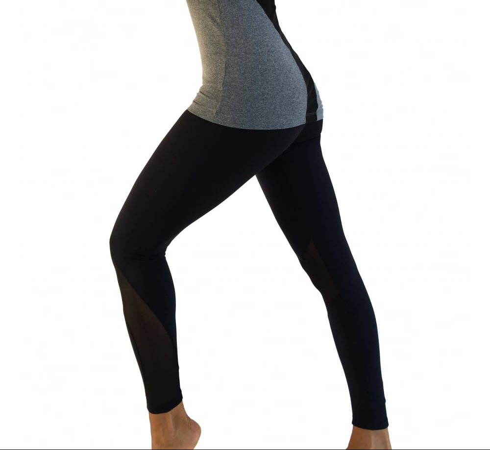 Womens Hotting Up Luxury Black Fitness Leggings