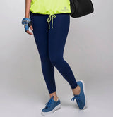 Navy Lycra Sport Suave Running Tights