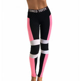 Limited Edition Selfish Ambition Black/White/Pink Gym Leggings