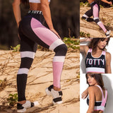 Limited Edition Selfish Ambition Black/White/Pink Gym Leggings