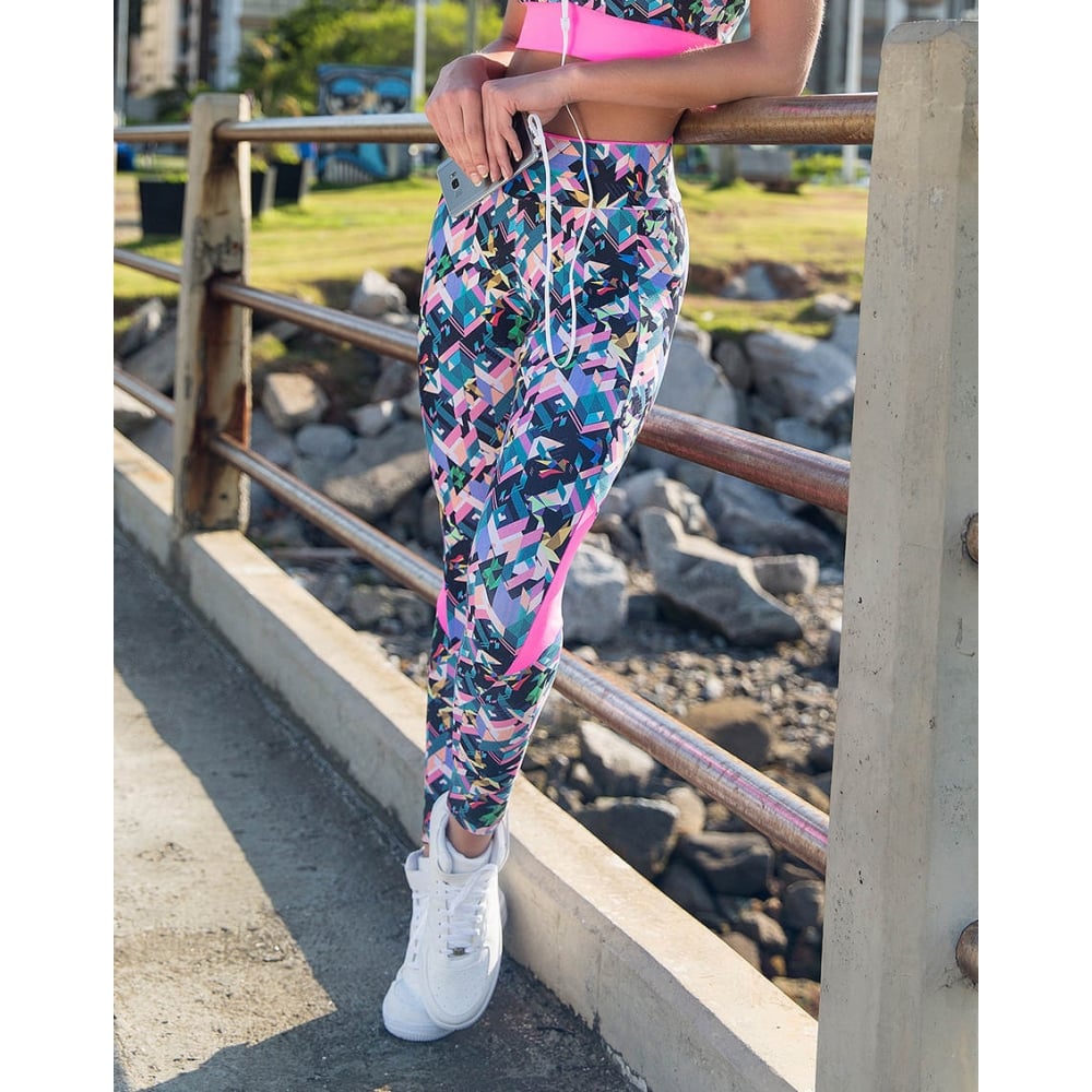 Candy Floss Print Fitness Leggings
