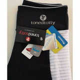 Mademoiselle Black and White Supplex Gym Leggings