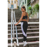 Mademoiselle Black and White Supplex Gym Leggings