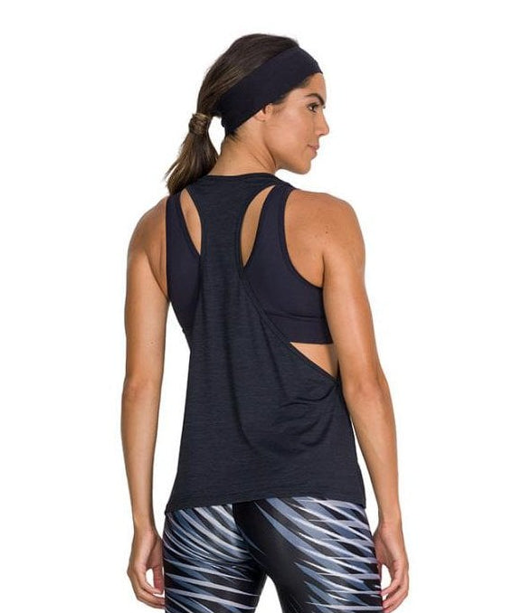 Pink Ladies Drop Armhole Fitness Vest