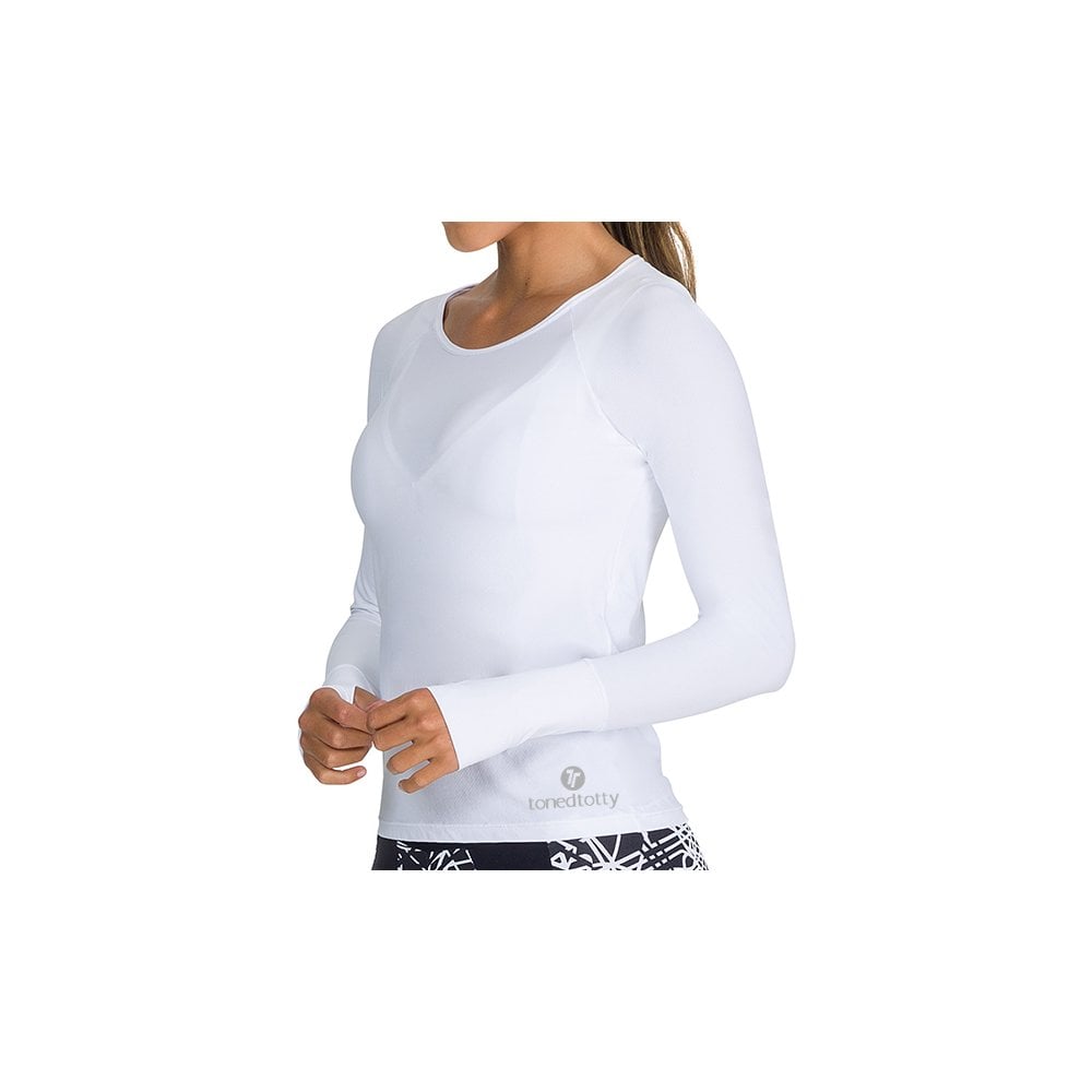 Ultracool Longsleeve White Sports Top