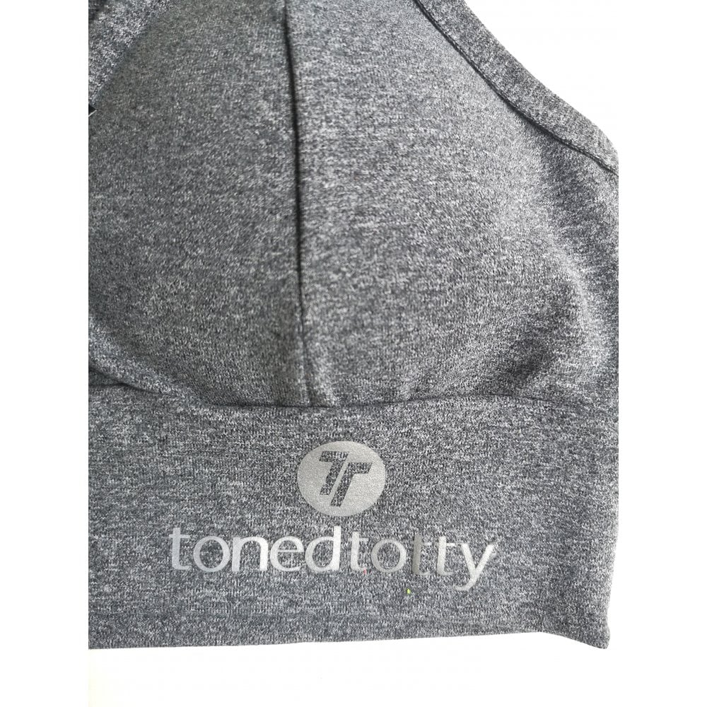 Grey Mescla Supplex Sports Bra