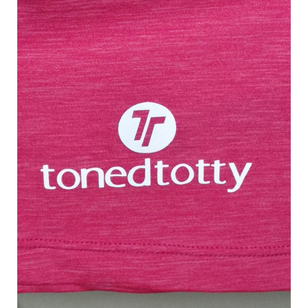 Pink Ladies Drop Armhole Fitness Vest