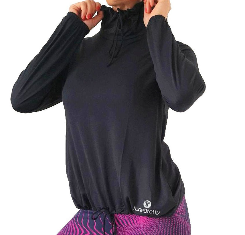 Ultracool Black Sports Blouse