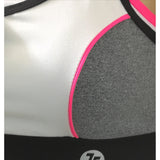 Care To Dance Grey Sports Fitness Bra Top