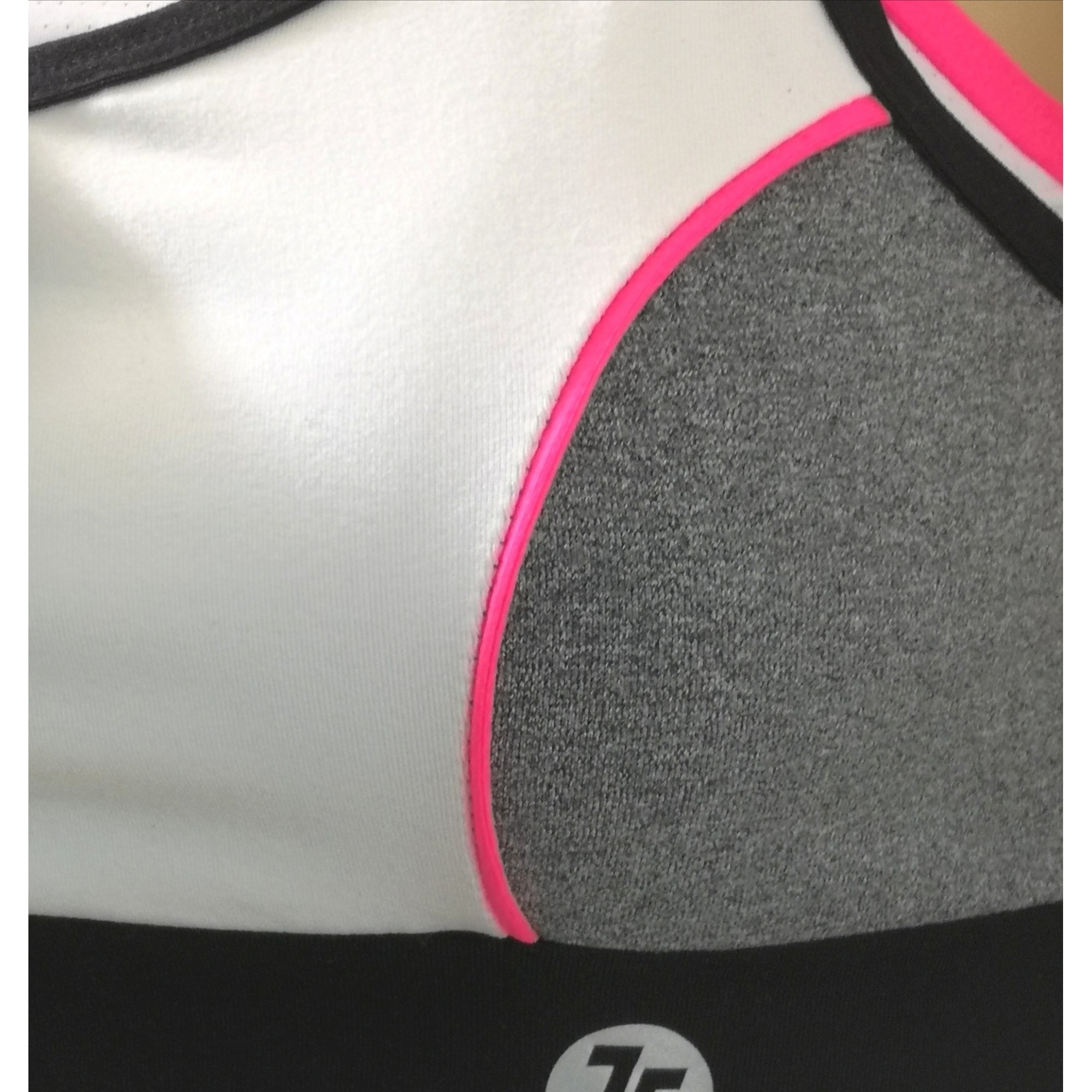 Care To Dance Grey Sports Fitness Bra Top