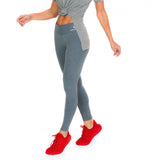 Grey Mescla Supplex Fitness Leggings