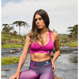Fandango Lycra Sports Bra Cerise Pink