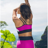 You Pink Too Much Lycra Sports Bra Top