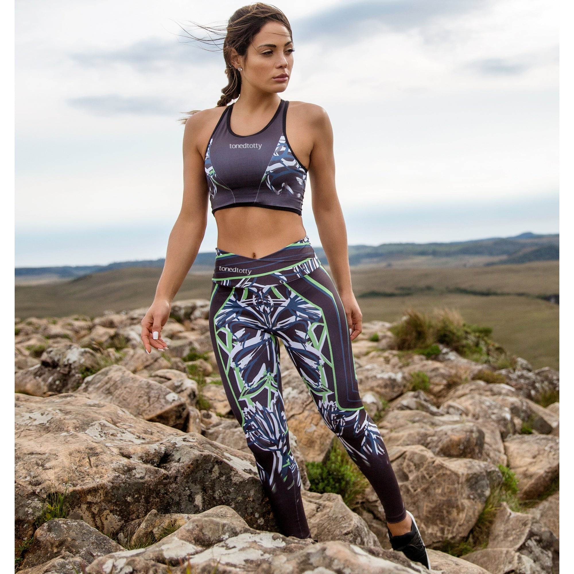 Sublimated Print Cire Fitness Leggings