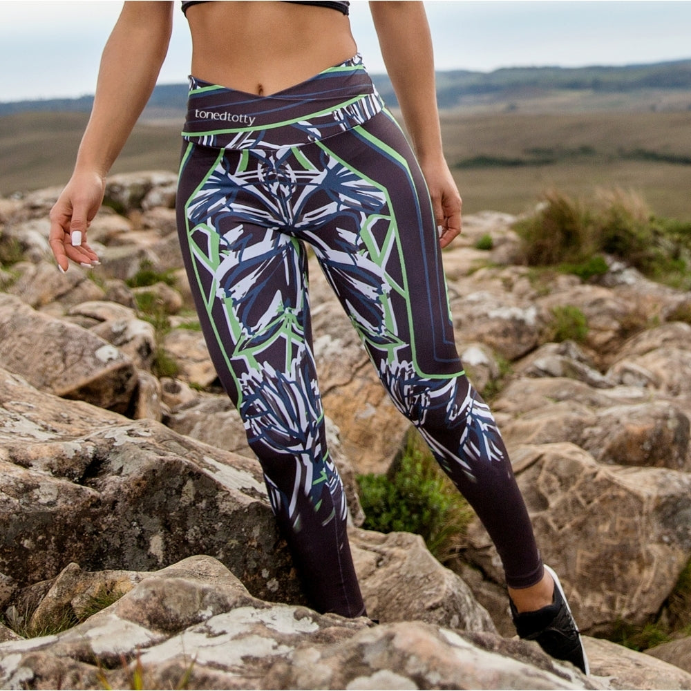 Sublimated Print Cire Fitness Leggings