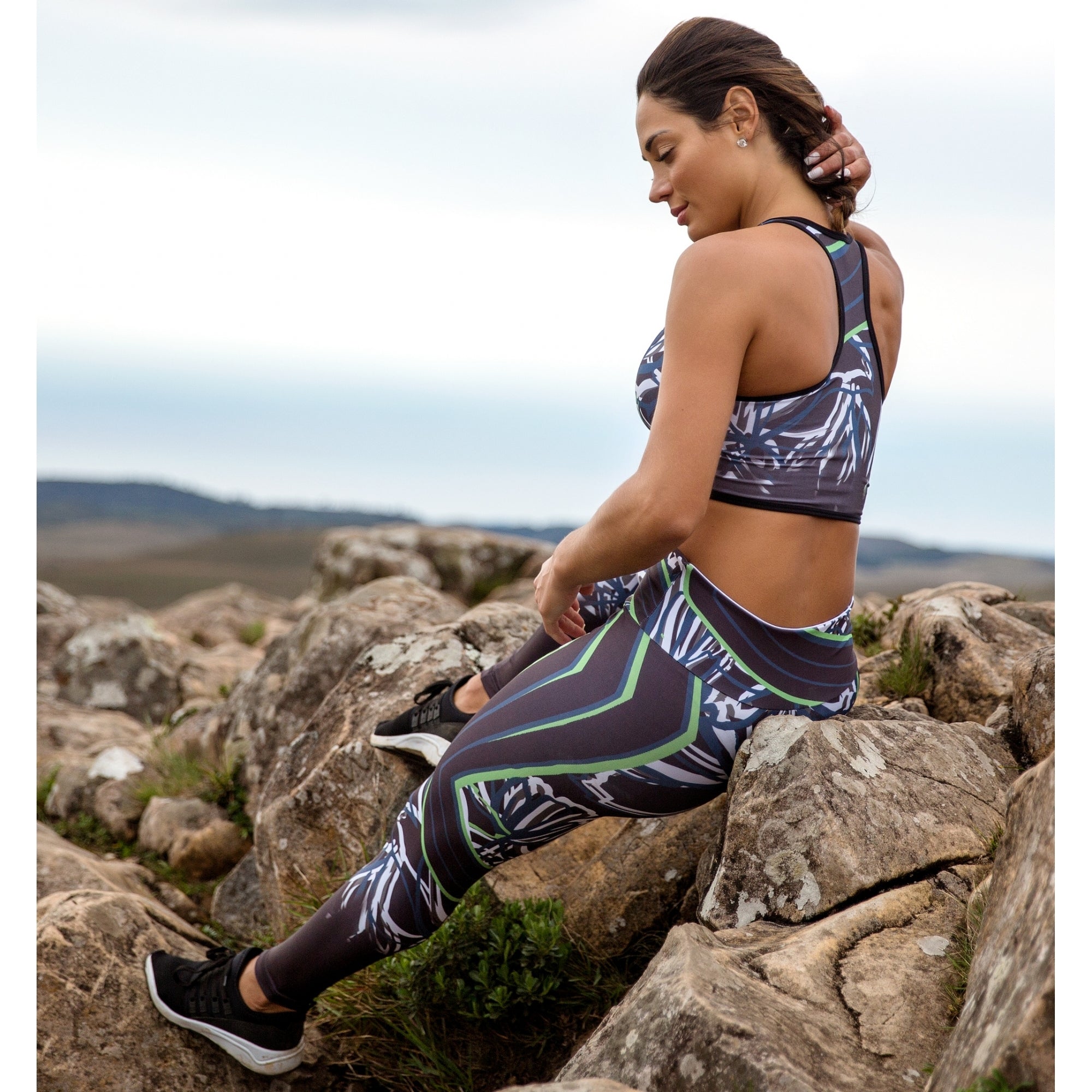 Sublimated Print Cire Fitness Leggings