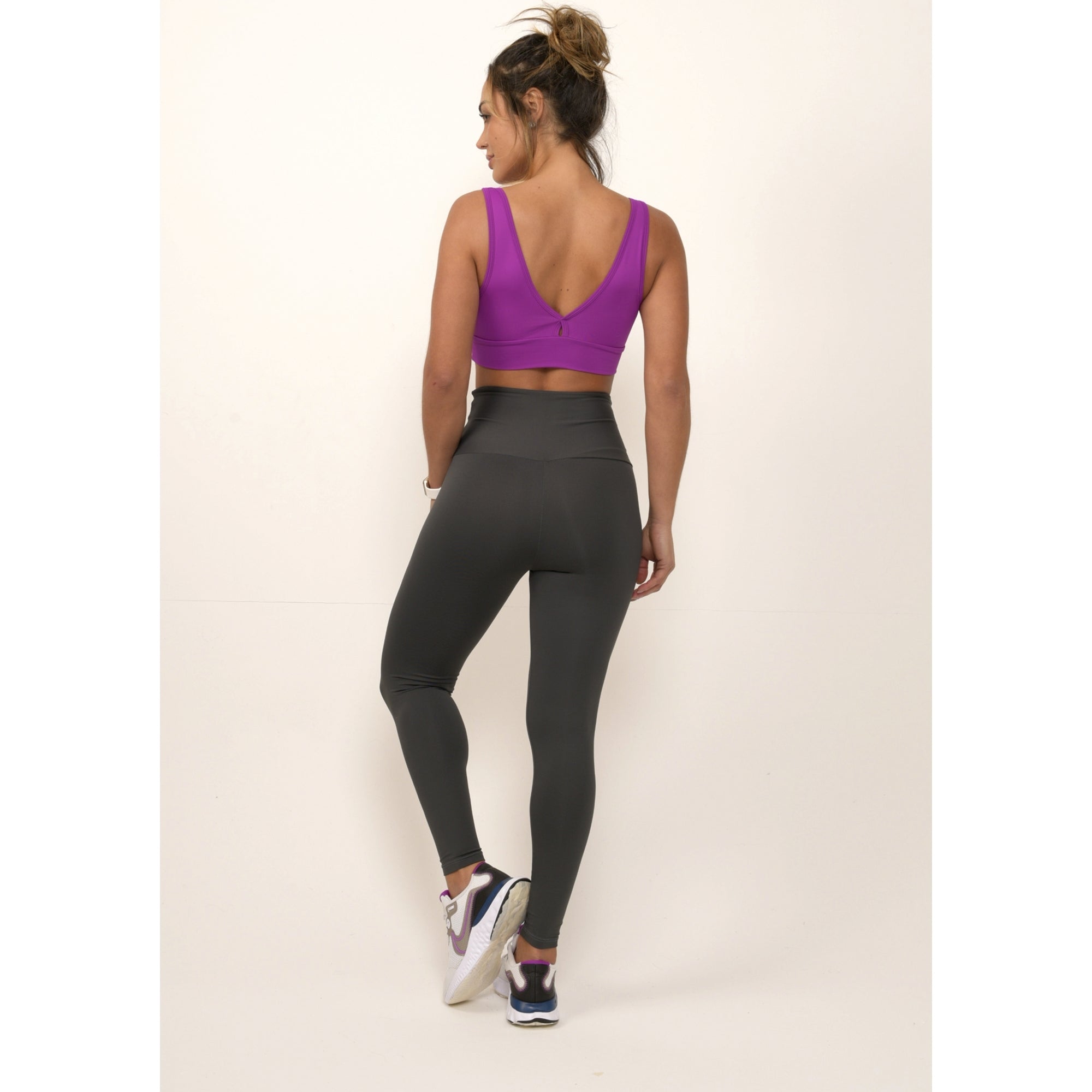 Slate High Waisted Slimming Leggings