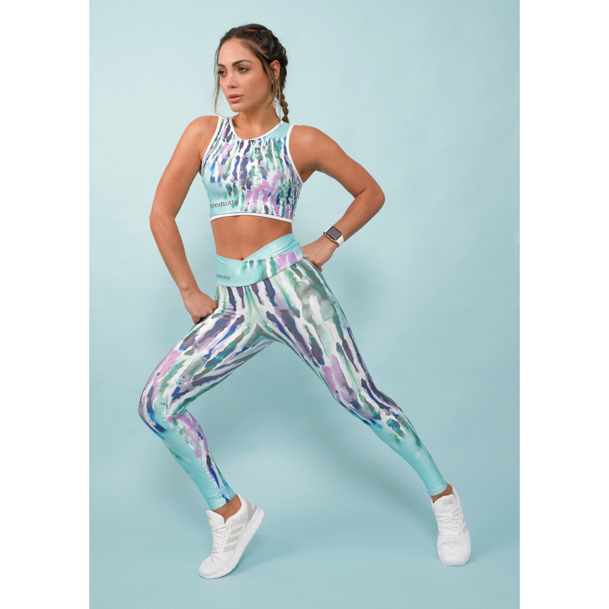 Iced Gems Cire Waxed Fitness Leggings