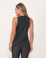 Drop Armhole Viscolycra Fitness Vest