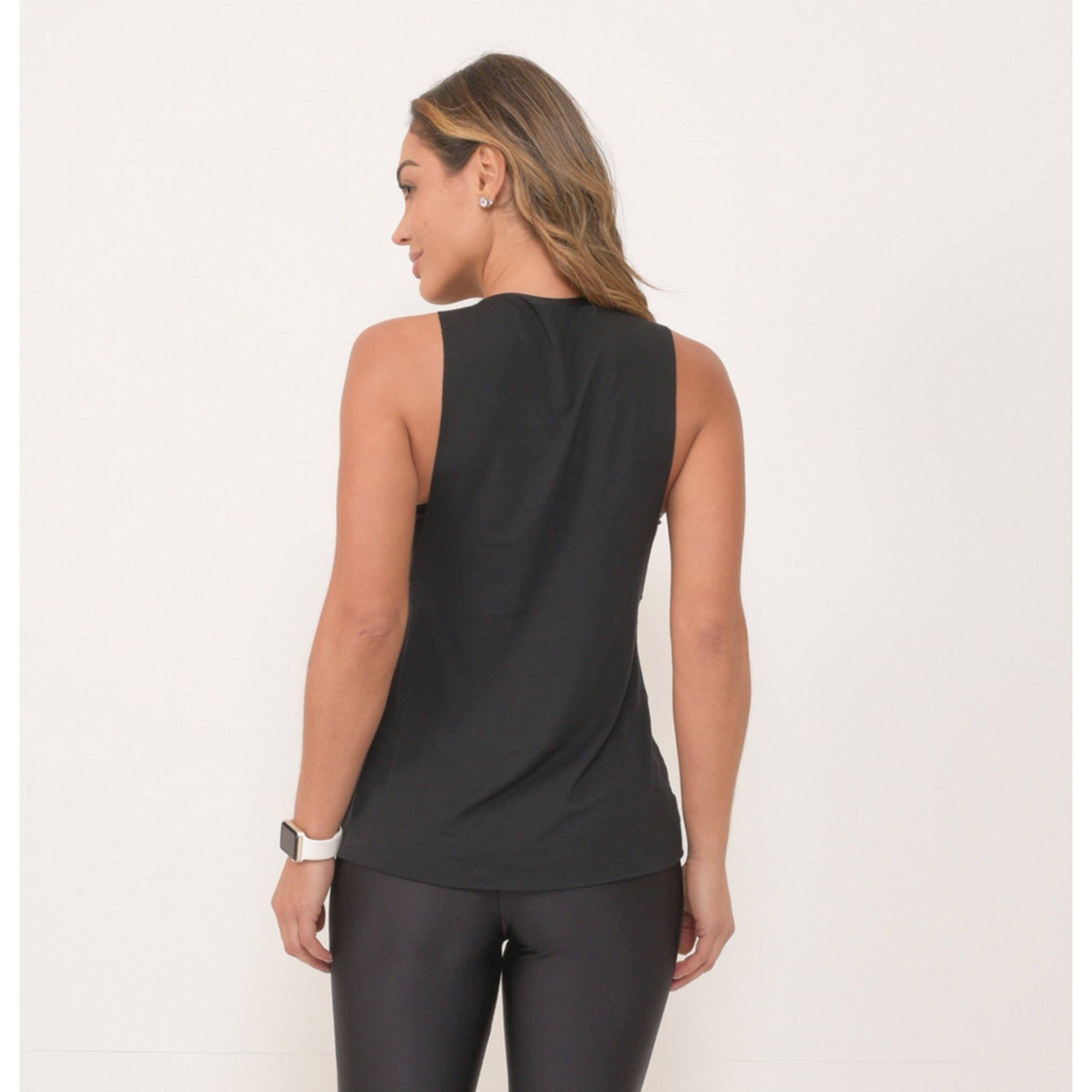 Viscolycra Drop Armhole Fitness Vest